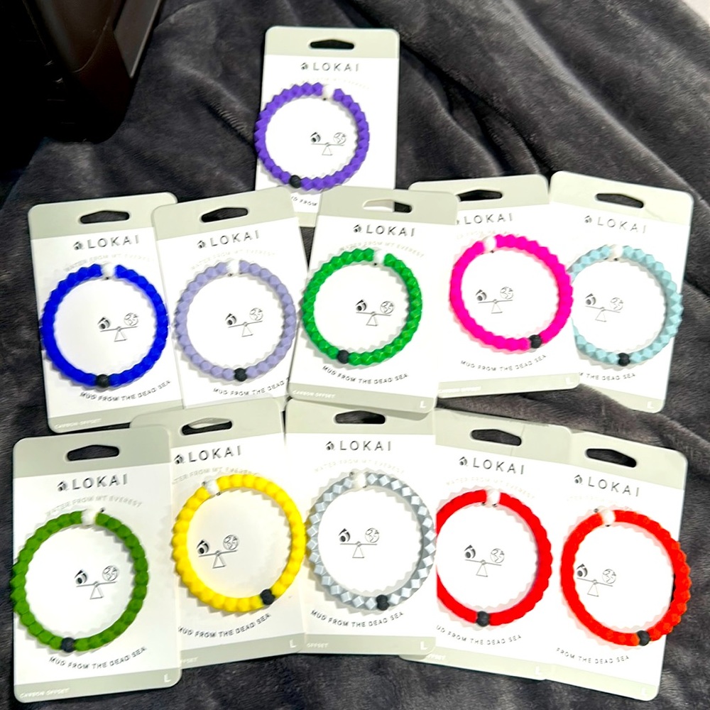 Lokai Bracelets - Carbon Offset - Large - 11 to choose from- BNWT - $25 each